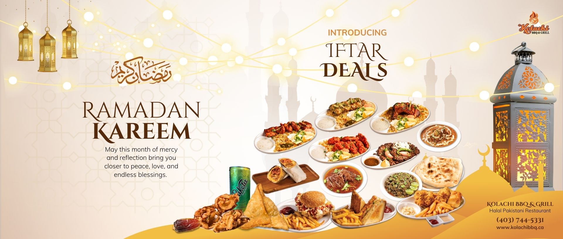 Kolachi BBQ & Grill Calgary Halal Pakistani Restaurant Ramadan Iftar Deals Box